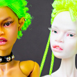 Tamikan Space Gal Kioni, Curious faceplate, Mangrove and Arctic tints