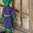 Gorn and Nibiru One Little Reptiloid: Goodbye Summer Yukata