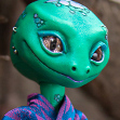 Gorn One Little Reptiloid: Goodbye Summer Yukata