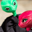 Tamikan Space One Little Reptiloid, red Nibiru and green Krypton tints