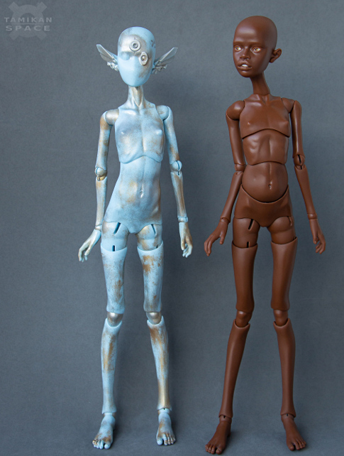 Gal Dummy and Gal Kioni, Stanced and Supple torso comparison
