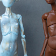 Gal Dummy and Gal Kioni, Stanced and Supple torso comparison
