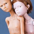 Tamikan Space Gal Alpha with Stanced torso and Mediterranean skin tone and Kioni with Cunning face, Supple torso and Arctic skin tone